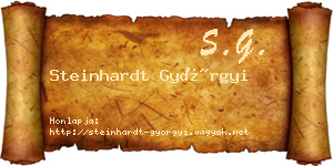 Steinhardt Györgyi névjegykártya